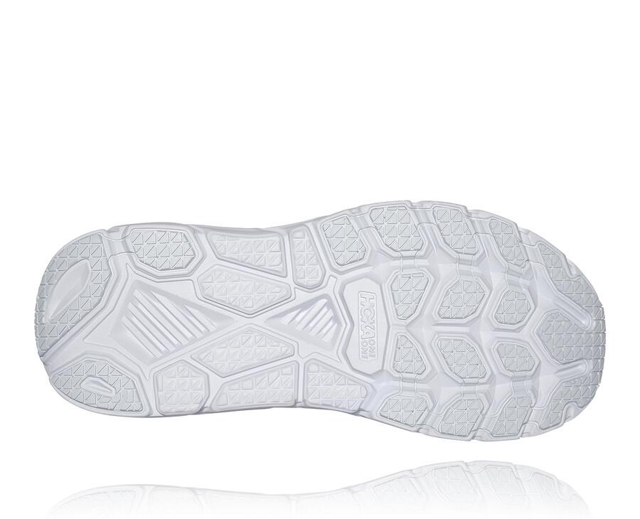 Hoka One One Mens Running Shoes - Clifton 7 - White - DZYX85791